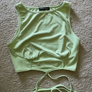 Shein Green Crop Top